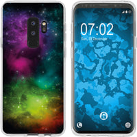 Galaxy S9 Plus Silikon-Hülle Space Starfield M7 Case