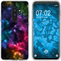 Galaxy S9 Plus Silikon-Hülle Space Nebula M8 Case