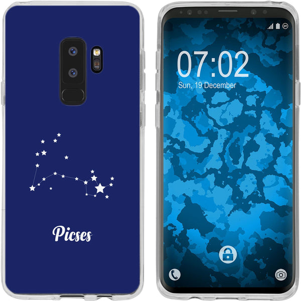 Galaxy S9 Plus Silikon-Hülle SternzeichenPisces M1 Case