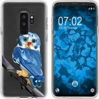 Galaxy S9 Plus Silikon-Hülle Vektor Tiere Eule M1 Case