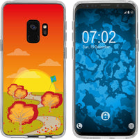 Galaxy S9 Silikon-Hülle Herbst Drache/Kite M2 Case