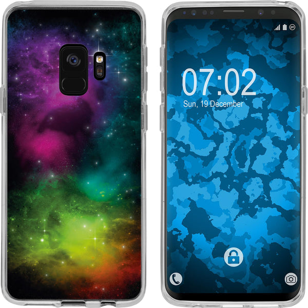 Galaxy S9 Silikon-Hülle Space Starfield M7 Case