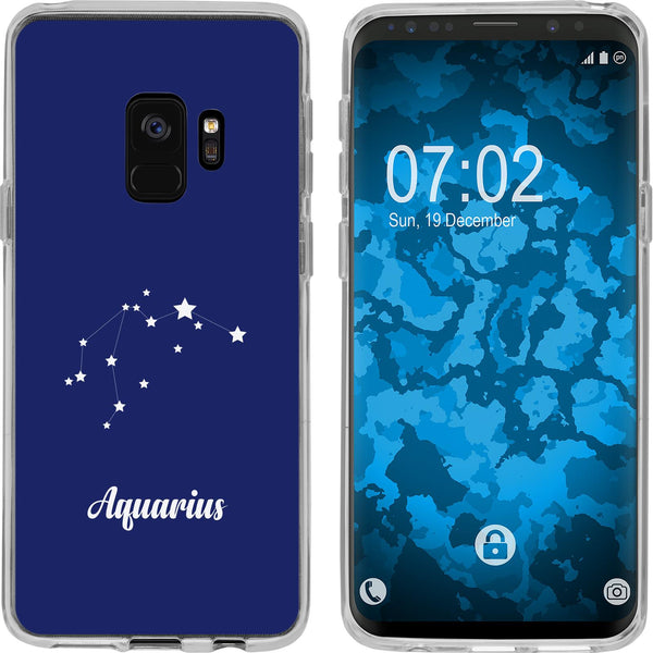 Galaxy S9 Silikon-Hülle SternzeichenAquarius M10 Case