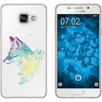 Galaxy A5 (2016) A510 Silikon-Hülle Floral Fuchs M1-4 Case