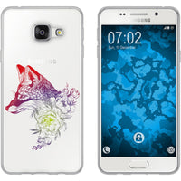 Galaxy A3 (2016) A310 Silikon-Hülle Floral Fuchs M1-5 Case