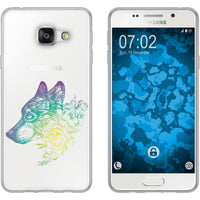 Galaxy A3 (2016) A310 Silikon-Hülle Floral Wolf M3-4 Case