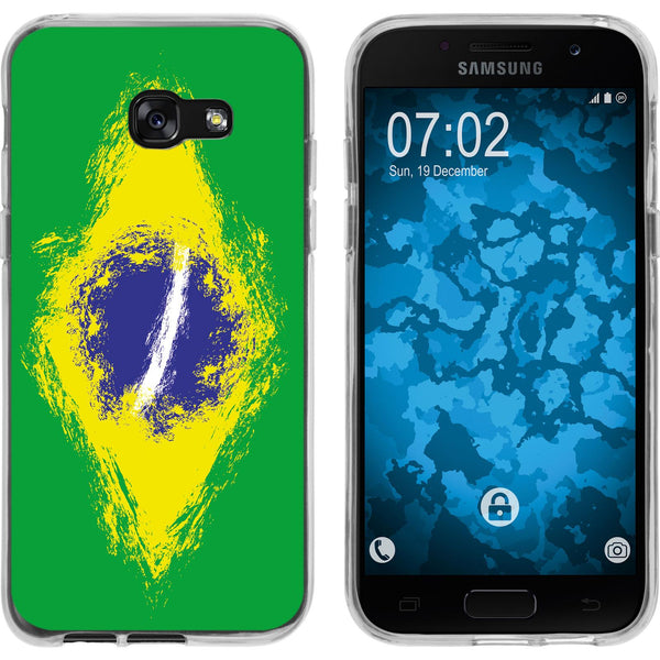 Galaxy A5 2017 Silikon-Hülle WM Brasilien M3 Case