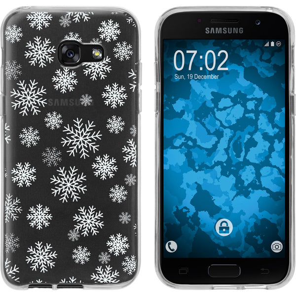 Galaxy A3 2017 Silikon-Hülle X Mas Weihnachten Weihnachtsbau