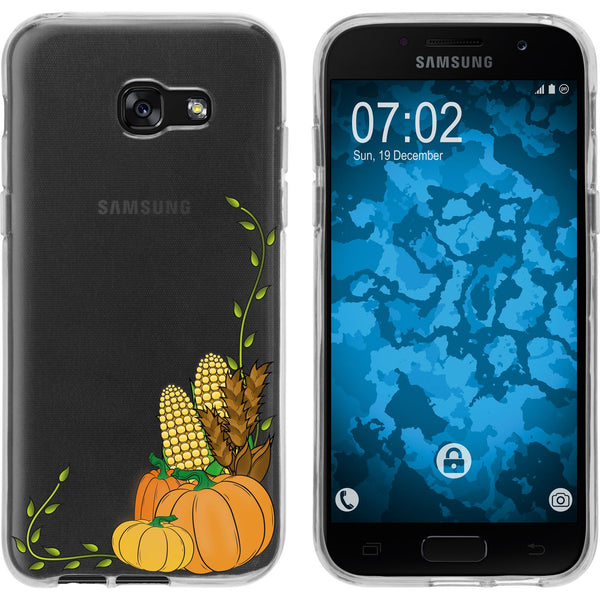 Galaxy A7 (2017) Silikon-Hülle Herbst Erntedankfest/Thanksgi