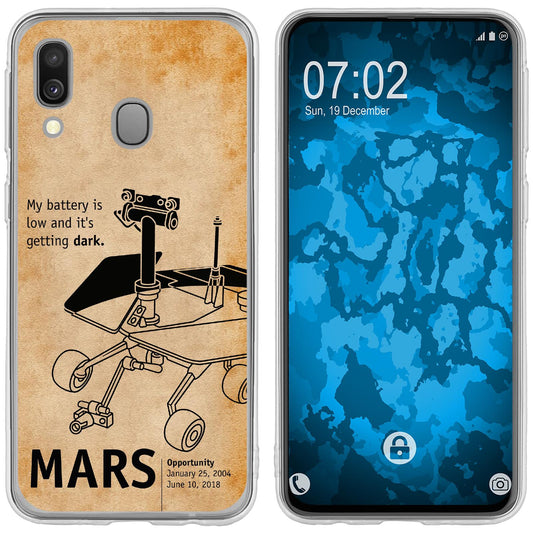 Galaxy A40 Silikon-Hülle Space Rover M2 Case