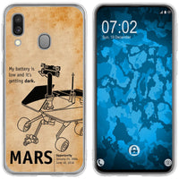 Galaxy A40 Silikon-Hülle Space Rover M2 Case