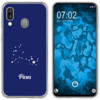 Galaxy A40 Silikon-Hülle SternzeichenPisces M1 Case