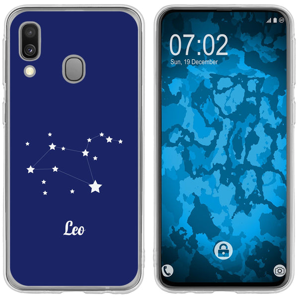 Galaxy A40 Silikon-Hülle SternzeichenLeo M4 Case