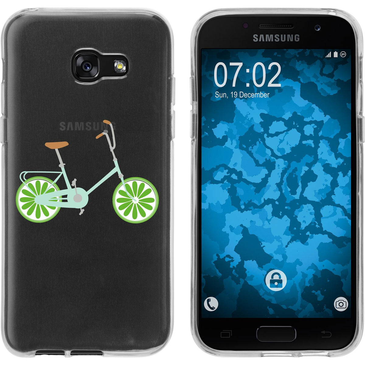 Galaxy A7 (2017) Silikon-Hülle Bike M2 Case