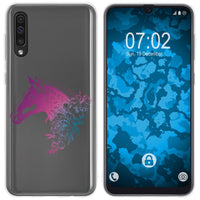 Galaxy A50 Silikon-Hülle Floral Pferd M5-6 Case