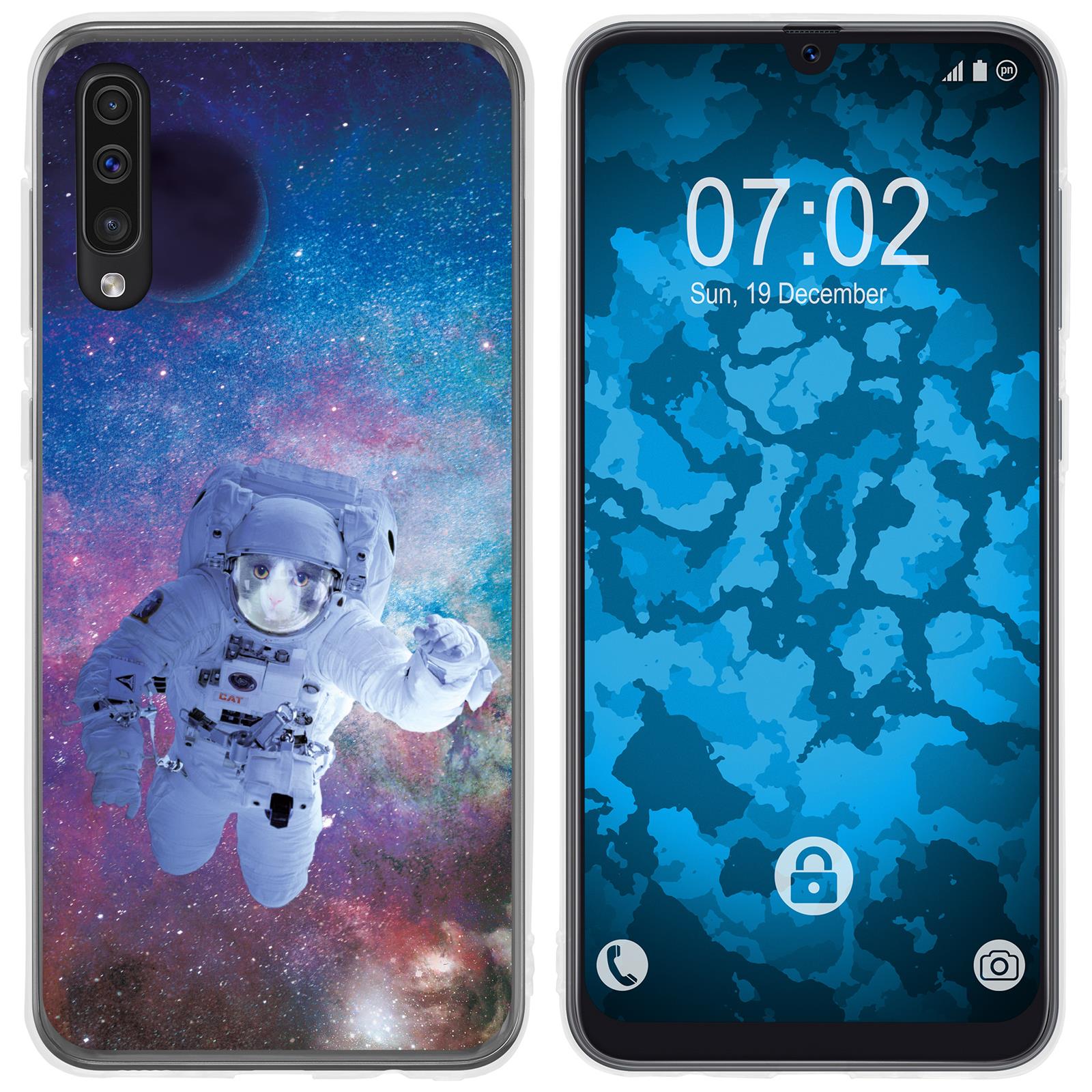Galaxy A50 Silikon-Hülle Space Catronaut M5 Case