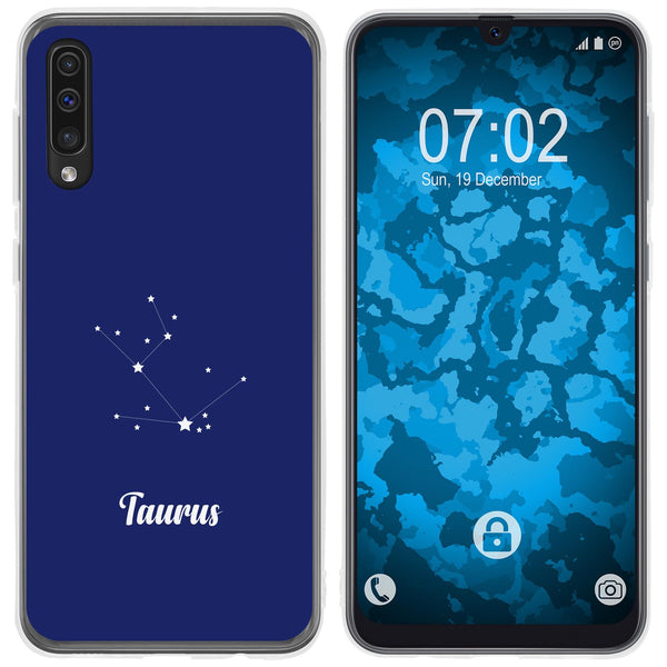 Galaxy A50 Silikon-Hülle SternzeichenTaurus M8 Case