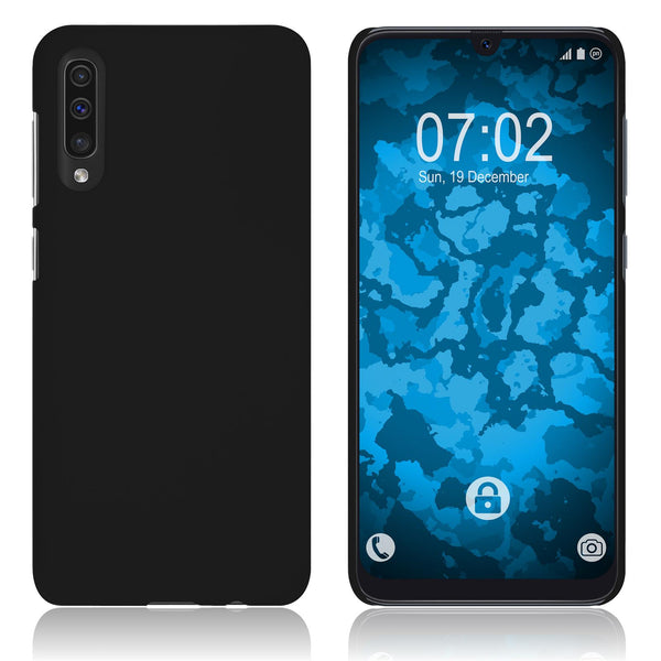 Hardcase für Samsung Galaxy A50 gummiert schwarz