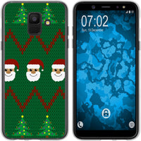 Galaxy A6 (2018) Silikon-Hülle X Mas Weihnachten X-Mas Sweat