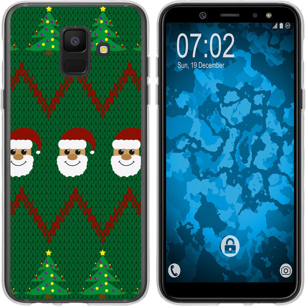 Galaxy A6 (2018) Silikon-Hülle X Mas Weihnachten X-Mas Sweat