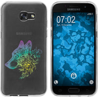 Galaxy A7 (2017) Silikon-Hülle Floral Wolf M3-4 Case