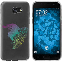 Galaxy A7 (2017) Silikon-Hülle Floral Rabe M4-4 Case