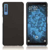 Hardcase für Samsung Galaxy A7 (2018) gummiert schwarz