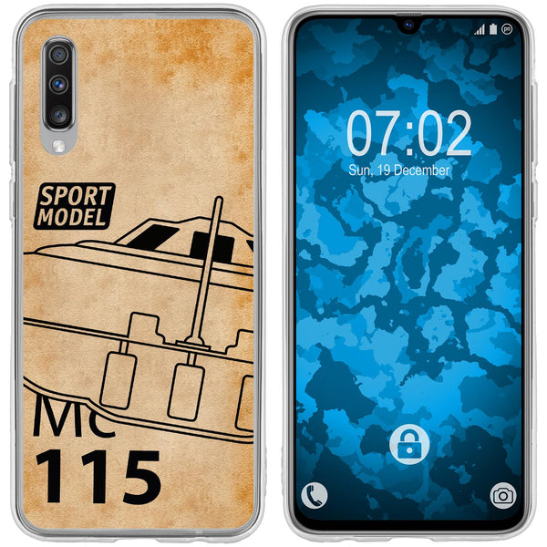 Galaxy A70 Silikon-Hülle Space U.F.O. M1 Case