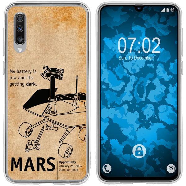 Galaxy A70 Silikon-Hülle Space Rover M2 Case