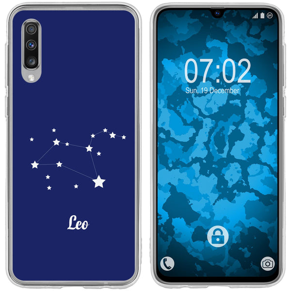 Galaxy A70 Silikon-Hülle SternzeichenLeo M4 Case