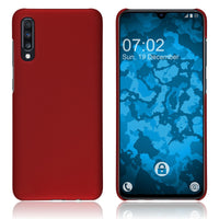 Hardcase für Samsung Galaxy A70 gummiert rot