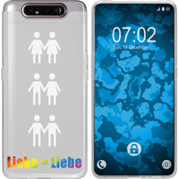 Galaxy A80 Silikon-Hülle pride Beziehung M1 Case