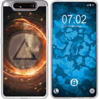 Galaxy A80 Silikon-Hülle Element Feuer M3 Case