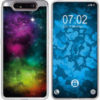 Galaxy A80 Silikon-Hülle Space Starfield M7 Case