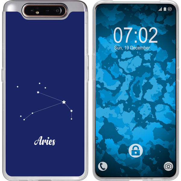 Galaxy A80 Silikon-Hülle SternzeichenAries M11 Case