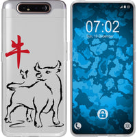 Galaxy A80 Silikon-Hülle Tierkreis Chinesisch M2 Case