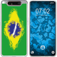 Galaxy A80 Silikon-Hülle WM Brasilien M3 Case