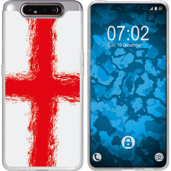 Galaxy A80 Silikon-Hülle WM England M4 Case