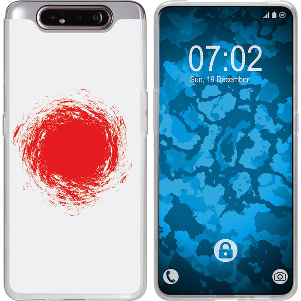 Galaxy A80 Silikon-Hülle WM Japan M7 Case