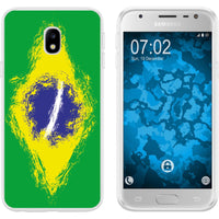 Galaxy J3 2017 Silikon-Hülle WM Brasilien M3 Case