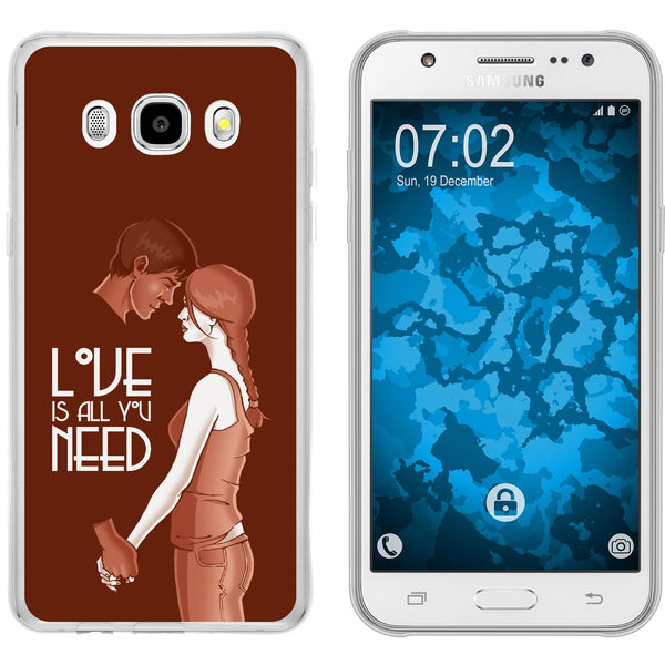 Galaxy J5 (2016) J510 Silikon-Hülle in Love Beziehung M3 Cas