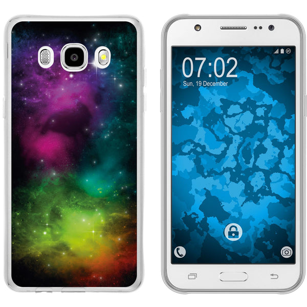 Galaxy J5 (2016) J510 Silikon-Hülle Space Starfield M7 Case