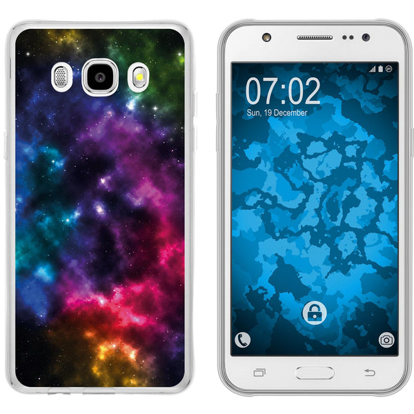 Galaxy J5 (2016) J510 Silikon-Hülle Space Nebula M8 Case