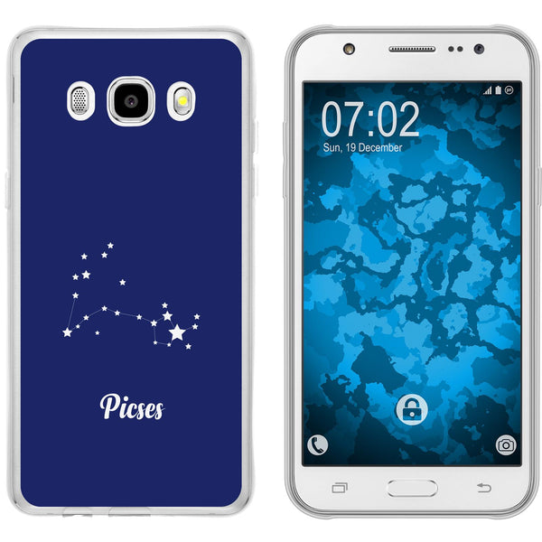 Galaxy J5 (2016) J510 Silikon-Hülle SternzeichenPisces M1 Ca