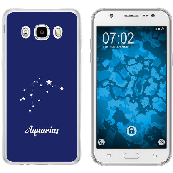 Galaxy J5 (2016) J510 Silikon-Hülle SternzeichenAquarius M10