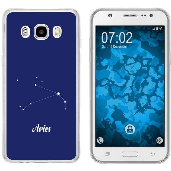 Galaxy J5 (2016) J510 Silikon-Hülle SternzeichenAries M11 Ca