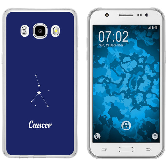 Galaxy J5 (2016) J510 Silikon-Hülle SternzeichenCancer M3 Ca