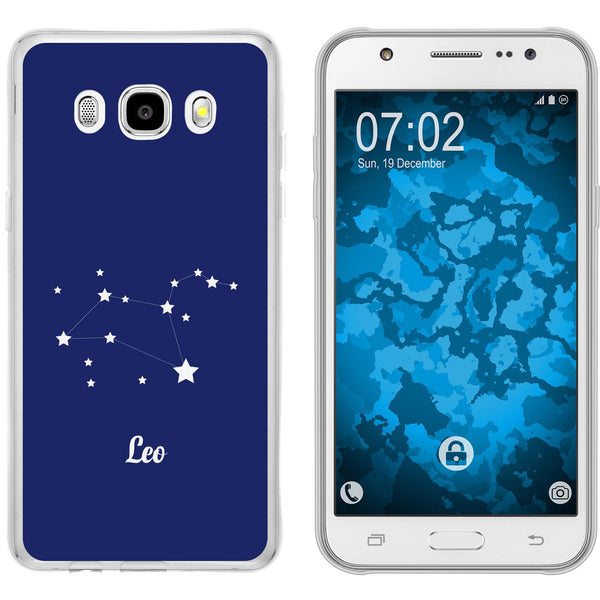 Galaxy J5 (2016) J510 Silikon-Hülle SternzeichenLeo M4 Case