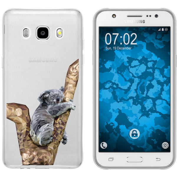 Galaxy J5 (2016) J510 Silikon-Hülle Vektor Tiere Koala M9 Ca
