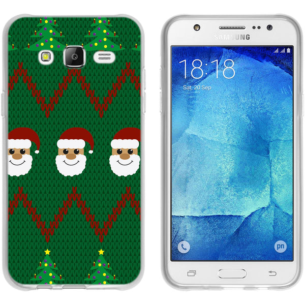 Galaxy J5 (2015 - J500) Silikon-Hülle X Mas Weihnachten X-Ma